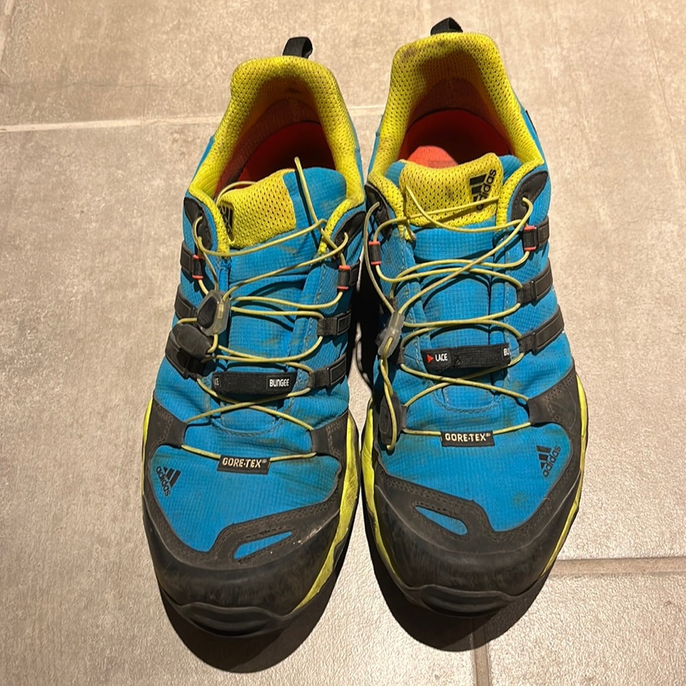 Adidas GoreTex Hiking Shoes.